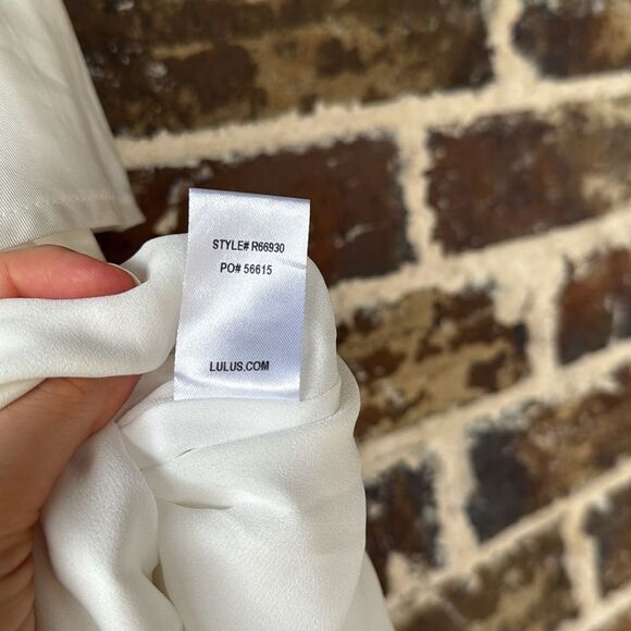 Lulus Destined for Chicness White One-Shoulder Romper Size Medium - Picture 5 of 7